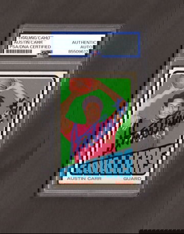 Signed Autographed 1972-73 Topps #90 Austin Carr Rookie PSA DNA COA