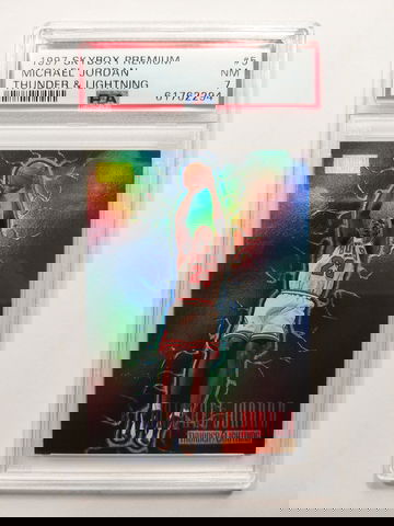 1997 Skybox Premium Michael Jordan Thunder & Lightning PSA 7 #5