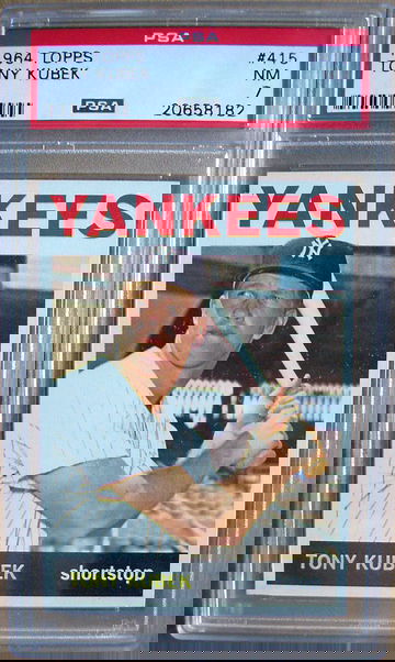 Tony Kubek 1964 Topps #415 PSA 7