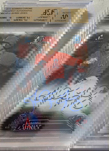 2016 Bowman Chrome Jahmai Jones Auto BGS 9.5/10