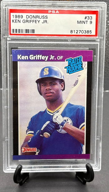 1989 Donruss Ken Griffey Jr. Rookie PSA 9