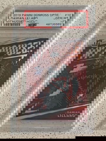 2019-20 Optic Damian Lillard My House! Holo PSA 10