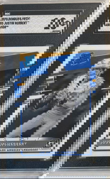 2020 Panini Donruss Optic #303 Justin Herbert RC Variation SGC 10