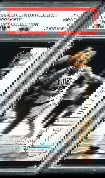 1999 Upper Deck Century Legends Century Collection #7 Larry Bird /100 PSA 9