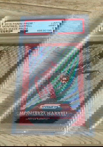 2015 Panini Prizm Ruby Wave Prizm #'d /350 Montrezl Harrell PSA 9 RC MINT Rookie