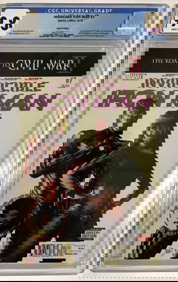 Invincible Iron Man #7 Third Print CGC 9.8 1st App & Cover of Riri Williams