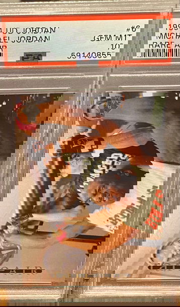 1994 UD Rare Air Michael Jordan #6 PSA 10 GEM MINT