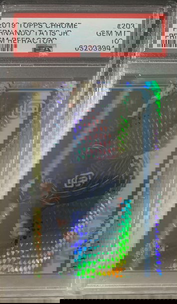 2019 Topps Chrome Fernando Tatis Jr Prism Refractor PSA 10