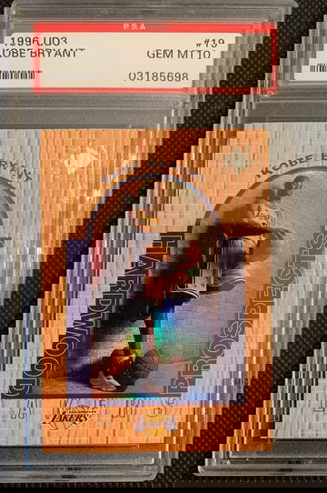 1996 Upper Deck UD3 Kobe Bryant PSA 10 RC rookie 