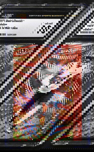 2021 Chronicles Revolution Ja'Marr Chase Rookie GALACTIC Gem Mint 10