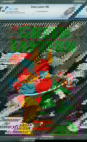 GREEN LANTERN #50, CBCS 9.2 NM-
