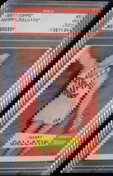 1957-1958 Topps 62/Harry Gallatin NBA HOF