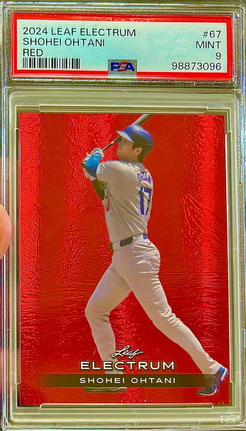 RED Refractor Shohei Ohtani card! /5! POP 1! RARE! Numbered to only 5!