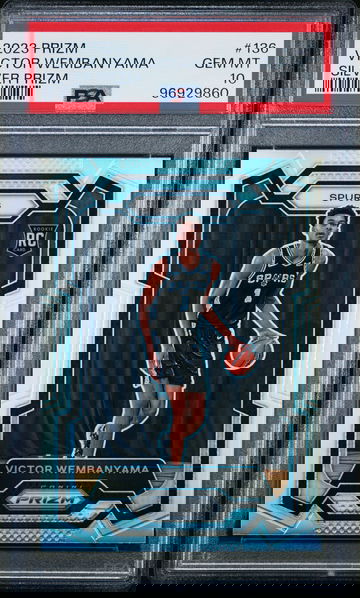 PSA 10 2023 PRIZM Silver Victor WEMBANYAMA Rookie #136