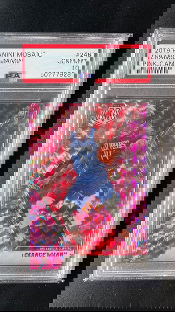 2019 Mosaic Terance Mann Pink Camo PSA 10