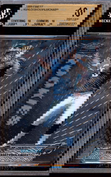 Donovan McNabb 1999 Finest BGS 10 PRISTINE