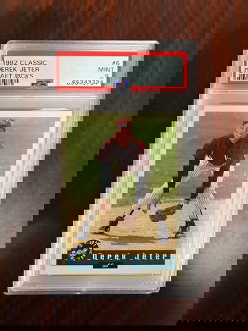 1992 Classic Derek Jeter Draft Picks PSA 9