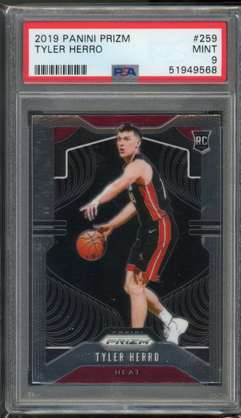 2019 Prizm Tyler Herro PSA 9 