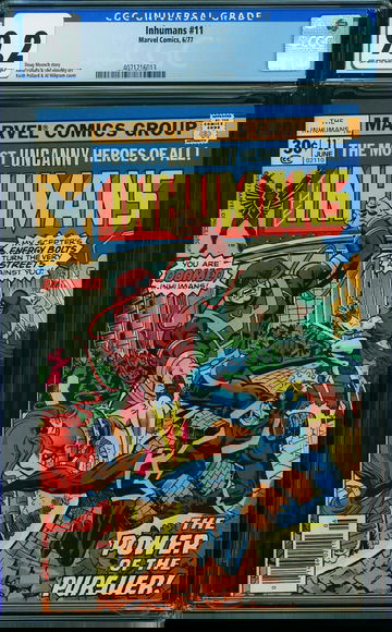 INHUMANS #11, CGC 9.2 NM-