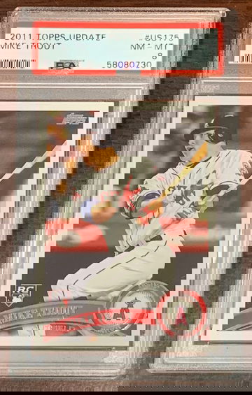 2011 Topps Update Mike Trout PSA 8