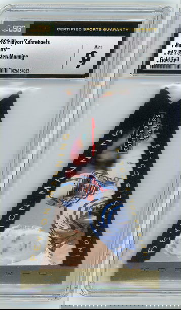 PEYTON MANNING 1998 Playoff Contenders Pennants Gold Rc #35/98 CSG 9