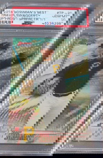 Travis Swaggerty 1/1 PSA 10 Superfractor 2018 Bowman's Best Top Prospect TP-20