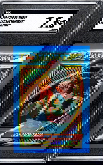 1994 JOE MONTANA HOF FINEST REFRACTOR #172  SGC 7.5