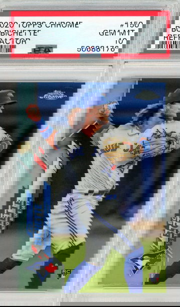 2020 Bo Bichette Topps Chrome Refractor PSA 10 GEM MT