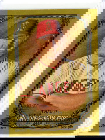 2024 Topps Allen & Ginter Chrome#280 Mike Trout Gold Refractor