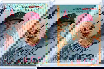 2023 Platinum Anniversary 150 Mike Trout Silver Diamond and Platinum Toil White/Orange