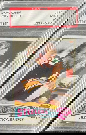 1975 Rocky Bleier #39 PSA 9 rookie rc