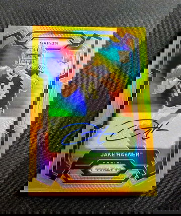 2023 Jake Haener Panini Prizm True Gold Rookie Auto 6/10 Autograph #374 RC SP