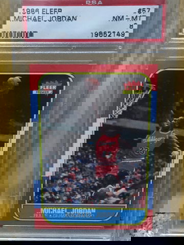 Michael Jordan 1986 Fleer #57 RC