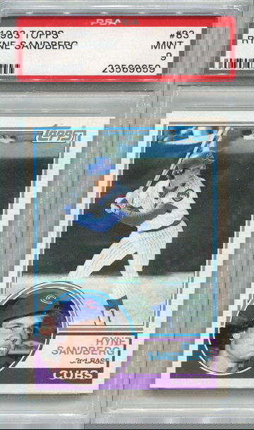 1983 Topps Ryne Sandberg Rookie #83 PSA 9 MINT