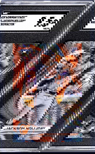 2024 Bowman's Best #13 Jackson Holliday Wave Refractor SGC 9.5