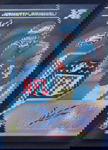 2021 Panini XR Helmet Shield RPA Kenneth Gainwell 1/1