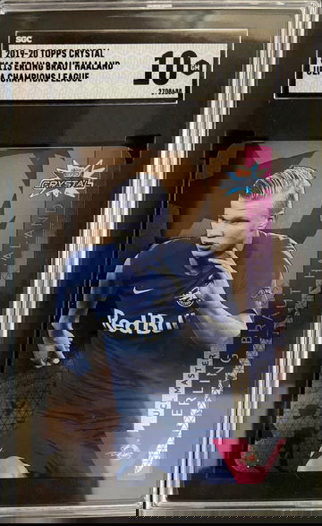 2019 Erling Haaland Topps Crystal Rookie SGC 10