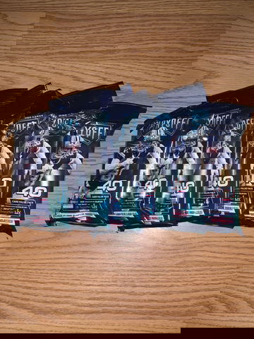 2020 NFL PLAYOFF FOOTBALL FAT VALUE CELLO CELLOS PACK PACKS TUA BURROW HERBERT LOT OF 6