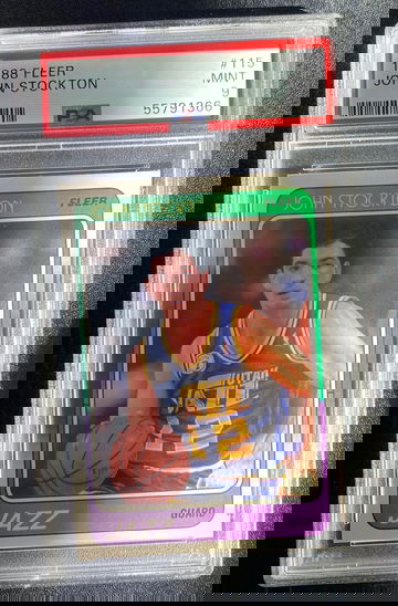 1988 Fleer John Stockton PSA 9