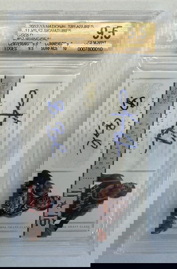 2012-13 Panini National Treasures Kyrie Irving - Bradley Beal Auto #/25 BGS READ