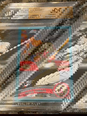 Mike trout Walmart blue bgs 9.5 