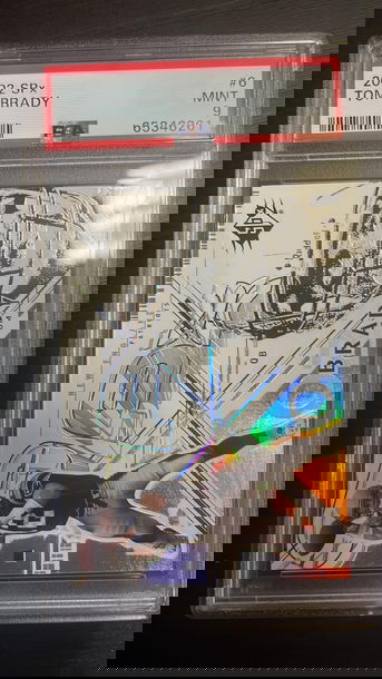 2002 SPx Tom Brady PSA 9