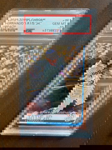 2019 Topps Chrome Update Fernando Tatis PSA 10 Debut