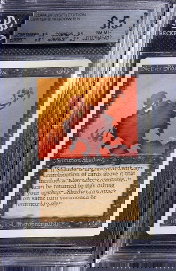 1994 MTG Magic The Gathering 3rd Edition Revised Nether Shadow R K BGS 8.5