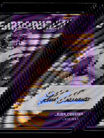 2022 Panini Zenith Z-Graphs Kirk Cousins #ZG-KC Auto