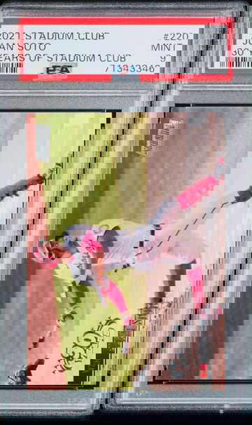 Juan Soto Stadium Club PSA 9 POP 1 /30 copies 2021