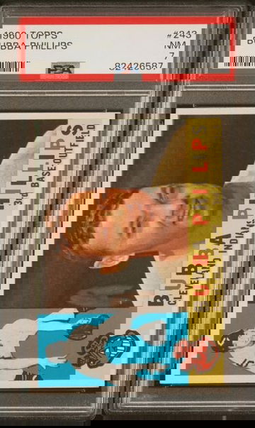 1960 Topps Bubba Phillips #243 PSA 7 [BL-1B.34]