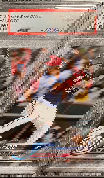 2018 Topps Update JUAN SOTO Rookie RC #US300 PSA 9