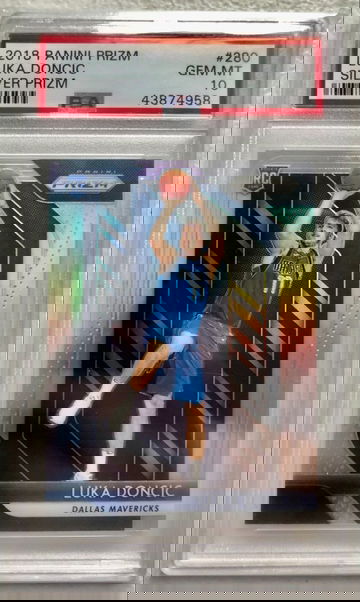 2018 Luka Doncic Silver Prizm PSA 10