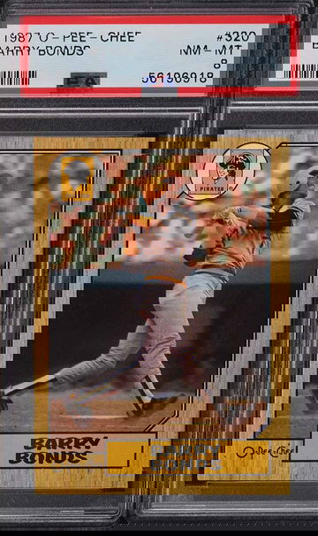 1987 O-PEE-CHEE BARRY BONDS ROOKIE RC #320 PSA 8 NM-MT